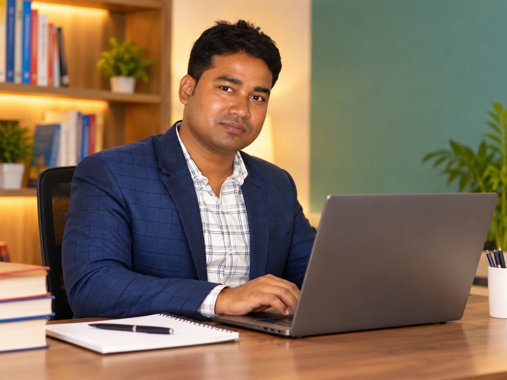Pratik Ghosh Sir conducting online chemistry classes